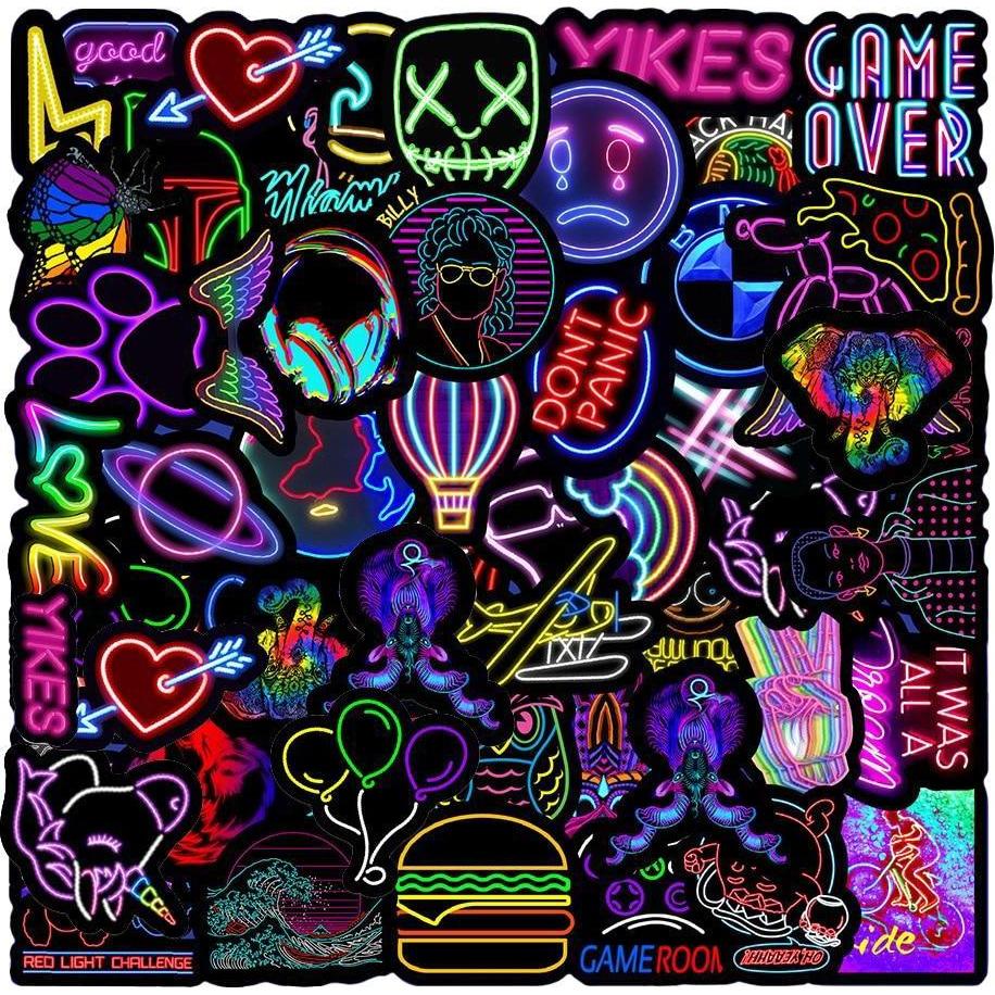 Thumbnail - JTI, Sticker, Packung mit Aufklebern - Neon