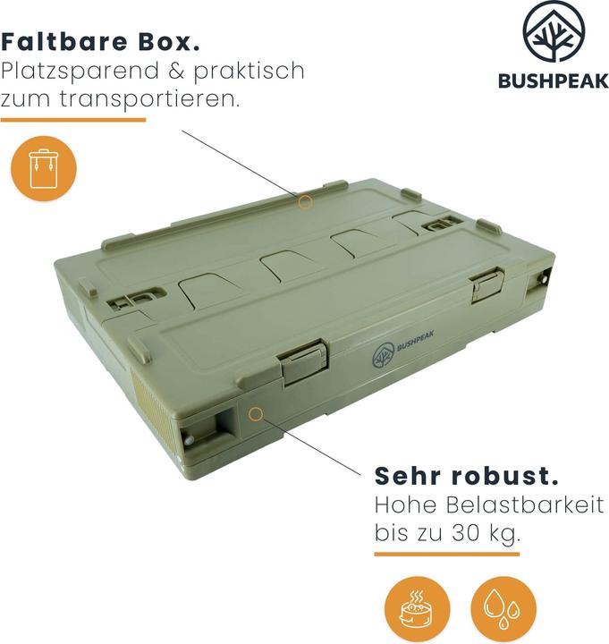 Image du produit Army Shop Boîte de rangement pliable - Flexbox 50L (50 l)