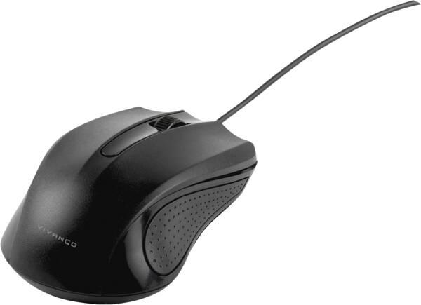 Actual product image Vivanco USB Mouse - Maus - 1.000 dpi (Cable)