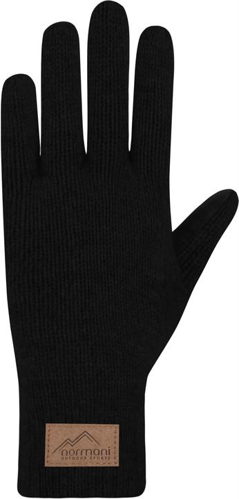 Produktbild Normani Damen Merino Strick-Fingerhandschuhe mit Schafleder „Nakara" - 9643 (6.5)