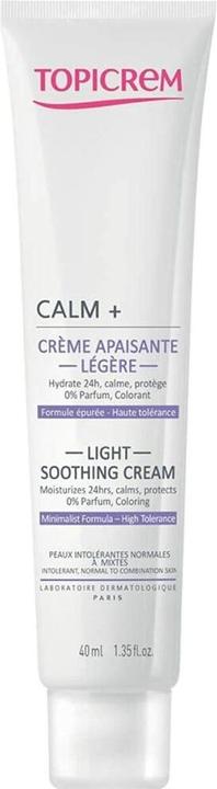 Topicrem Calm+ Crema Lenitiva Leggera (40 ml, Crema da giorno)