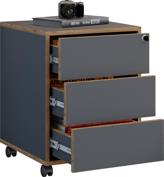 Produktbild VCM Büro Rollcontainer Salia 3 Schublade (50 x 42 x 45 cm)