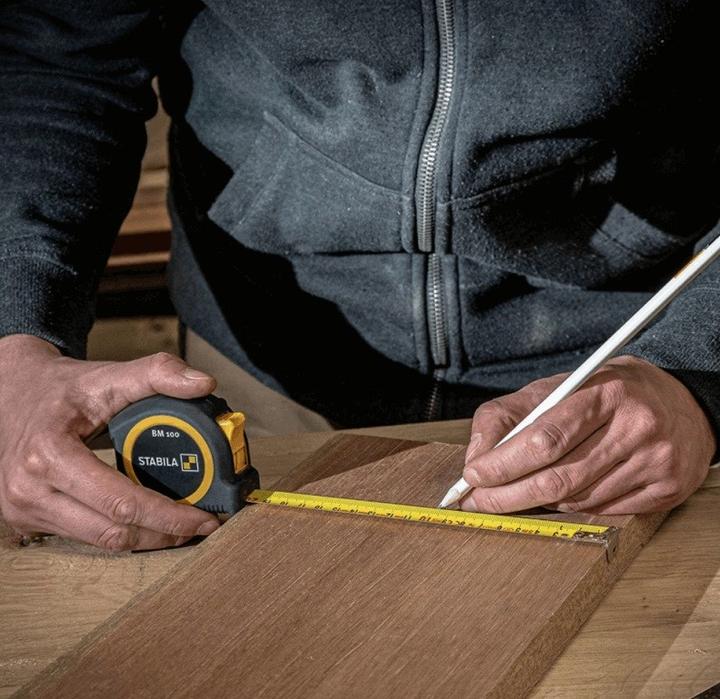Actual product image Stabila 8m pocket tape measure BM 100 (M)