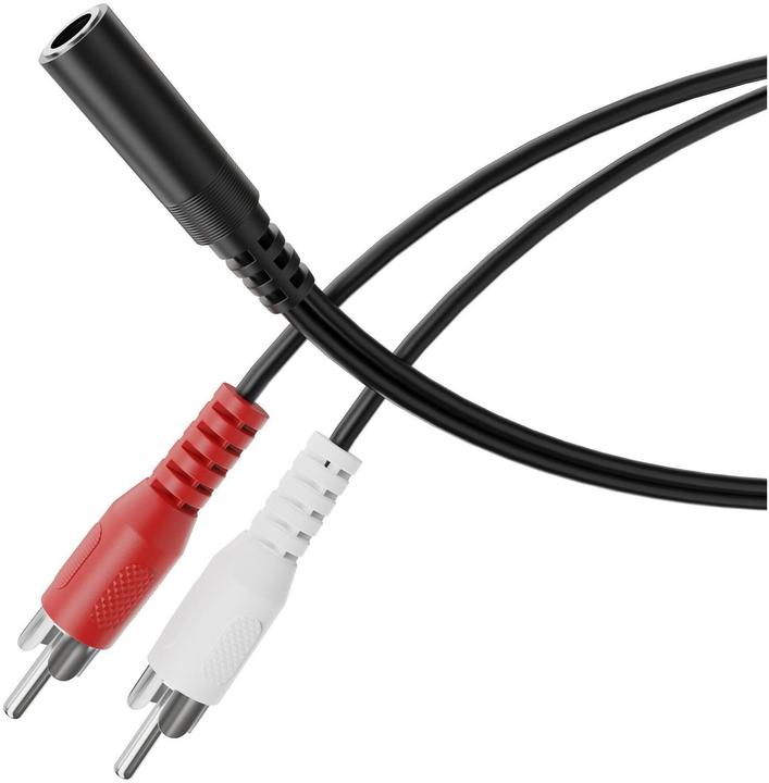 Produktbild HDgear Audio-Adapter Klinke 3.5 mm, female - Cinch