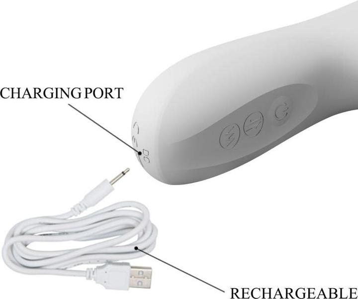 Actual product image Pretty Love Reese Rotating Vibrator Silver