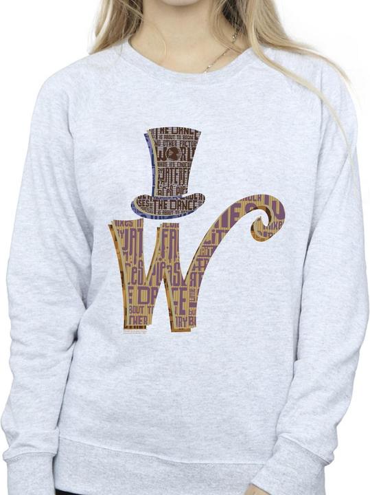 Produktbild Willy Wonka & the Chocolate Factory W Logo Hat Sweatshirt (M)