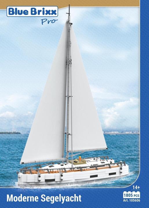 Actual product image BlueBrixx-Pro Sailing yacht
