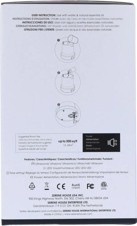 Actual product image Serene House Stars Ultrasonic Diffuser (150 ml)