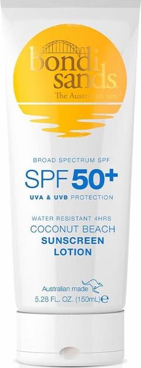 Productafbeelding Bondi Sands SPF50+ water resistant 4hrs coconut beach sunscreen lotion 1 (Zonnemelk, SPF 50+, 150 ml)