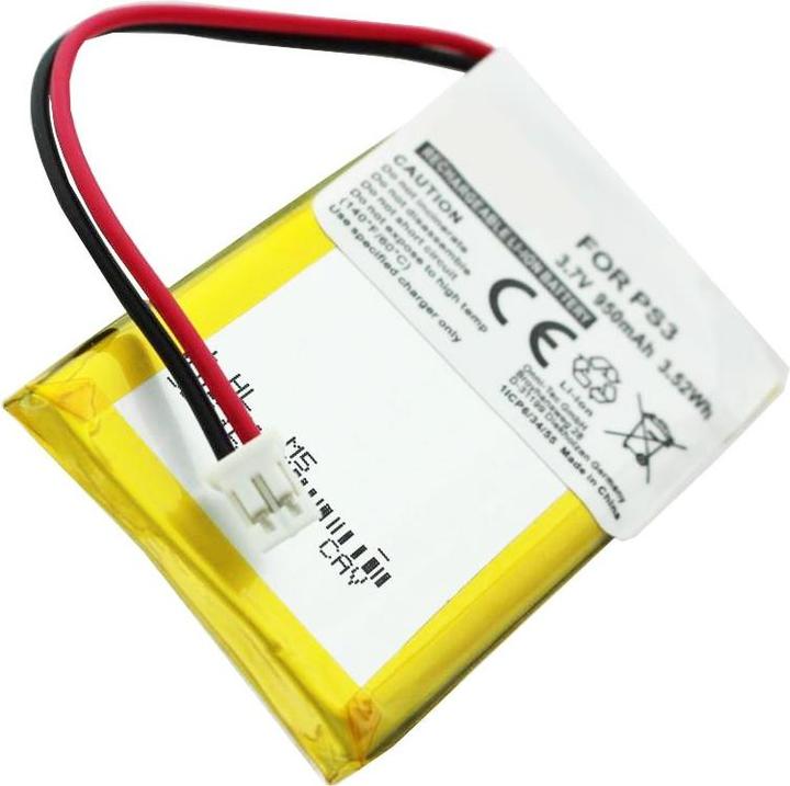 Actual product image Sony Battery PS3 SIXAXIS Wireless Controller Battery LIP1859, CS-SP130SL, LIS1359, LIP1472 (1 pcs., Device specific, 1200 mAh)