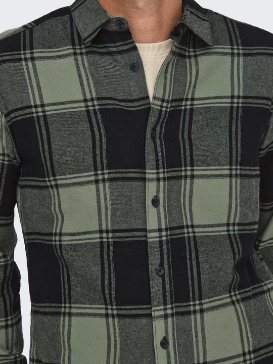 Produktbild Only & Sons Slim Fit Hemdkragen Hemd Hemd (XL)