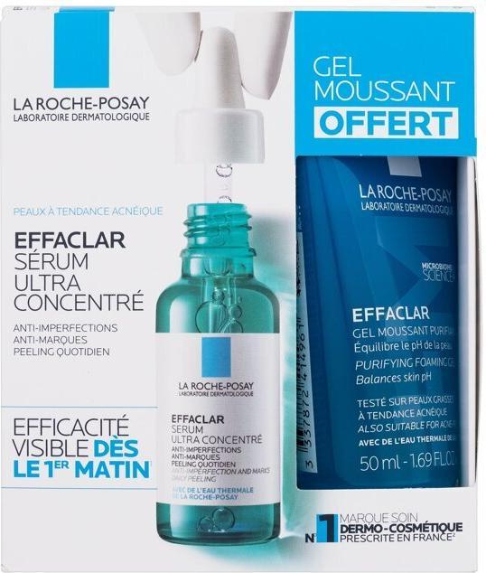 La Roche Posay Effaclar Ultra Sérum Concentré 30 ml + Effaclar Gel Moussant Purifiant 50 ml (30 ml)