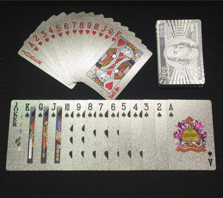 Produktbild Ueli Express 54 Hochwertige Poker Karten Silber