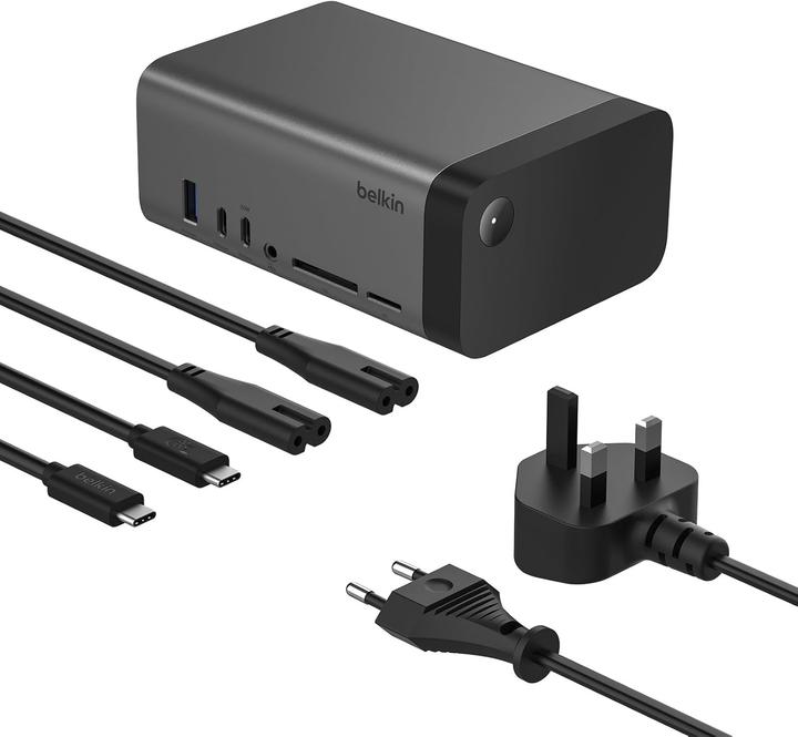 Produktbild Belkin CONNECT USB-C 11-in-1 Pro GaN Dock 150W 2xHDMI INC020kqSY (USB-C, 11 Ports)