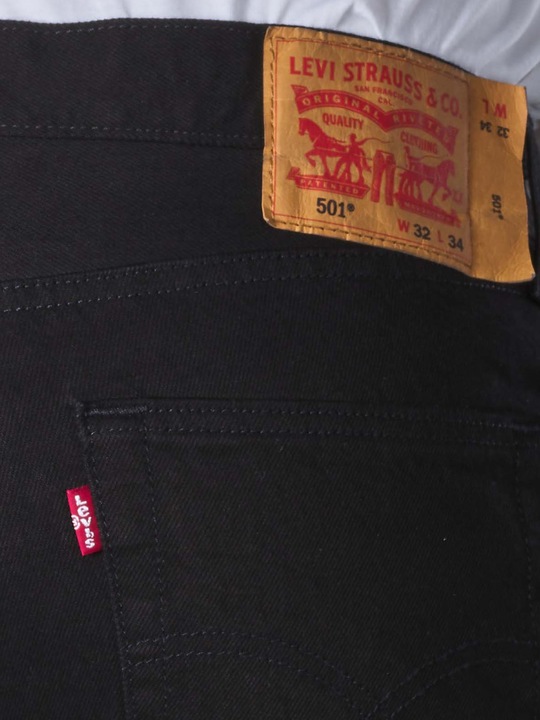 Actual product image Levis 501 jeans blacklist stretch (W38/L30)