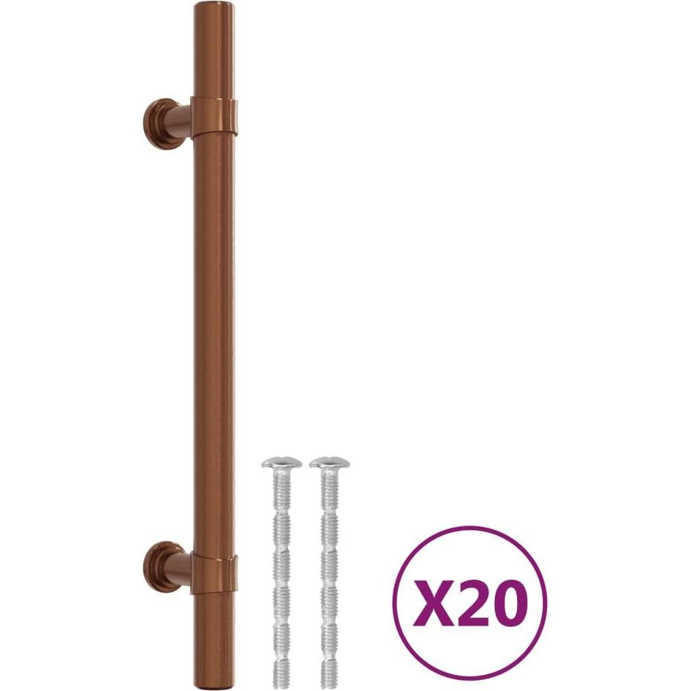 Thumbnail - VidaXL, Möbelgriff, Möbelgriffe 20 Stk. Bronzen 128 mm Edelstahl,Farbe