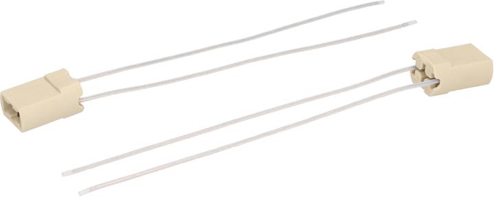 Actual product image Max Hauri Ceramic socket G9, 2 pieces