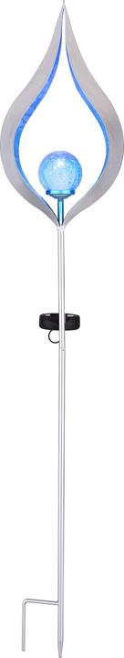 Actual product image Globo Solar light silver 1xLED (IP44)