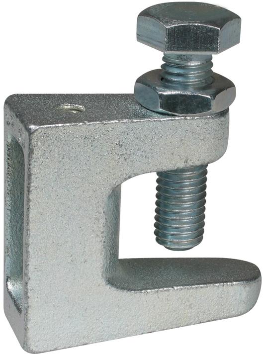 Actual product image Walraven Beam clamp with thread M8 Clamping width max. 23.5 mmEl-galvanised steel