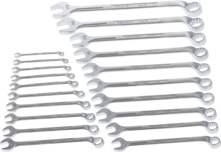Actual product image Gedore 1 B-020 Combination spanner set 20 pieces 8-32 mm (32 mm, 19 mm, 12 mm, 24 mm, 14 mm, 22 mm, 16 mm, 23 mm, 10 mm, 21 mm, 18 mm, 27 mm, 17 mm, 11 mm, 15 mm, 26 mm, 30 mm, 8 mm, 9 mm, 13 mm)
