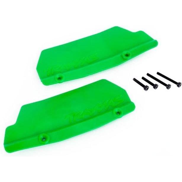 Traxxas parafanghi verdi l/r + viti