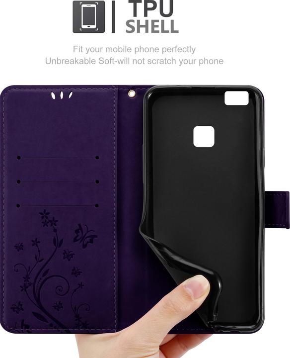 Immagine prodotto Cadorabo Copertina del libro di fiori (Huawei P9 Lite)