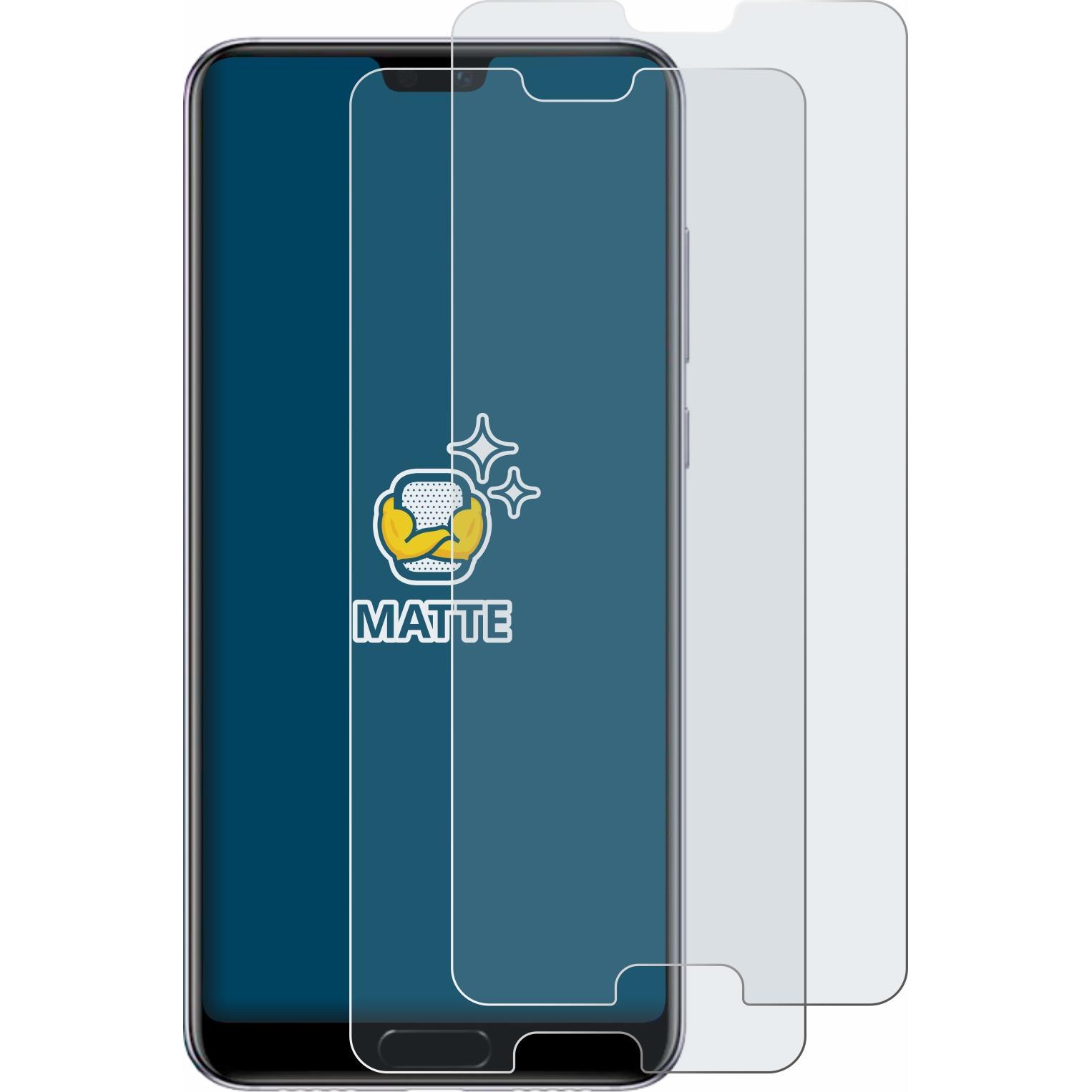 Thumbnail - BROTECT Entspiegelungs-Schutzfolie Displayschutz Matt (2 Stück, Huawei P20 Pro), Smartphone Schutzfolie, Grau