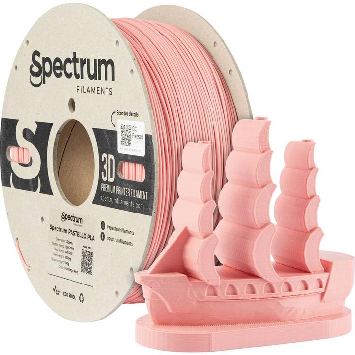 Produktbild Filament PLA Pastello flamingo red 1.0kg 1.75mm (PLA, 1.75 mm, 1000 g)