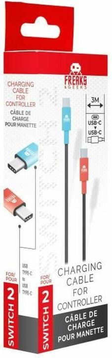 Actual product image Freaks and Geeks FREAKS SWITCH 2 Cavo di Ricarica da USB-C a USB-C 3m (Switch 2)