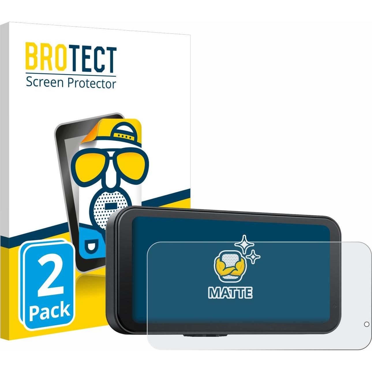 BROTECT, Fahrzeug Navigation Zubehör, Entspiegelungsfolie Displayschutz Displayschutzfolie Folie Matt