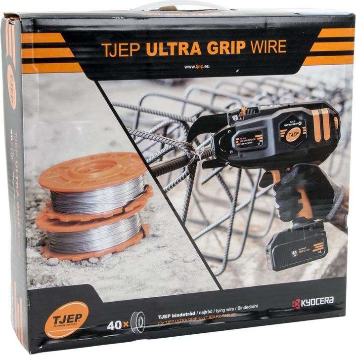 Produktbild TJEP Bindedraht 40 Rollen Ultra Grip, verzink, 0,8mm x 100m