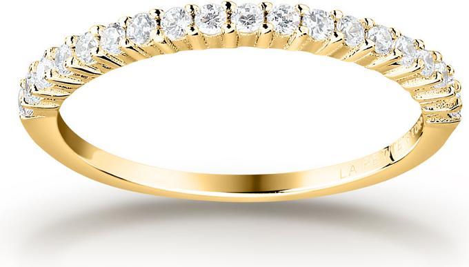 Actual product image La Petite Story Elegant gold-plated ring with zircons Silver LPS03AWV110 - Circuit: 56 mm (56, 925 Silver)
