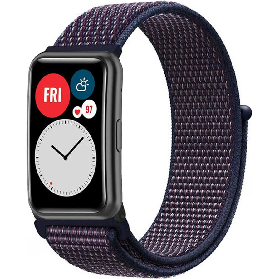 Strap-it Nylonarmband (Nylon), Uhrenarmband, Blau