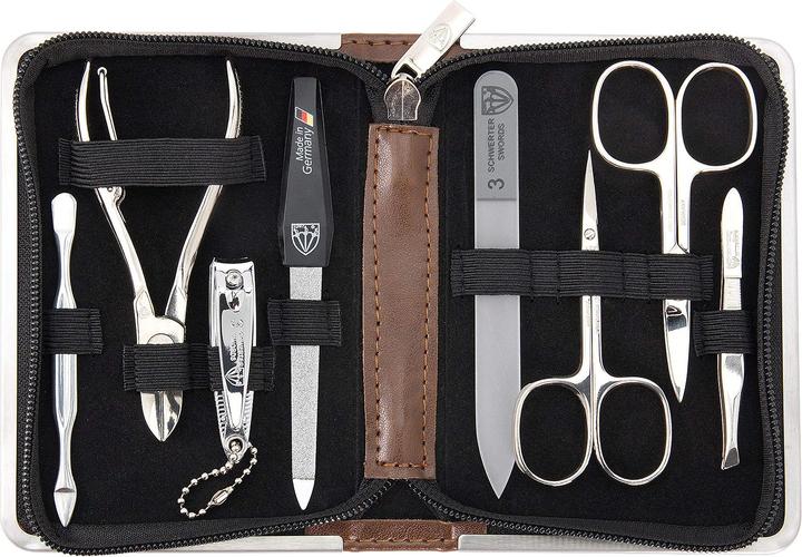 Image du produit Kellermann Set de manucure Andria 8 pcs. 746, brun