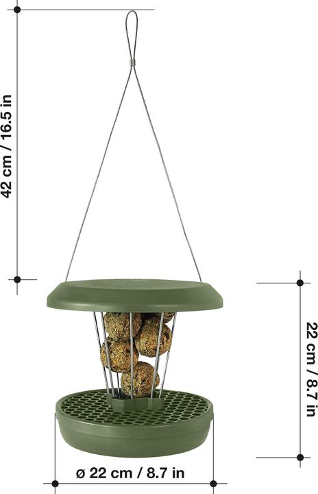 Actual product image Swissinno Vogel-Futtersilo "Lucerne" Smart Birds