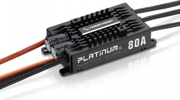 Produktbild Hobbywing Platinum Pro 80A V4 3-6s BEC 7A