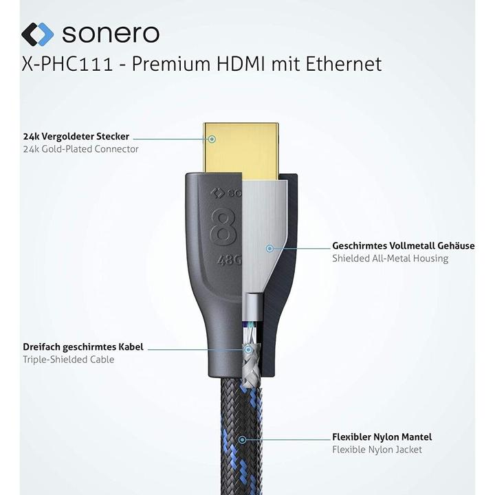 Produktbild Sonero HDMI (Typ A) — HDMI (Typ A) (0.50 m, HDMI)