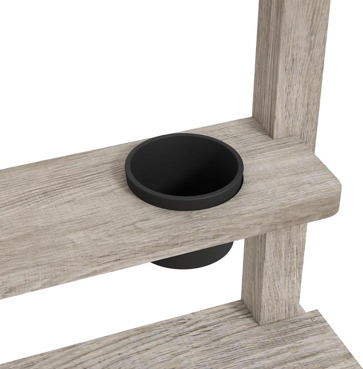 Image du produit Outsunny Sandkasten Tannenholz Grau