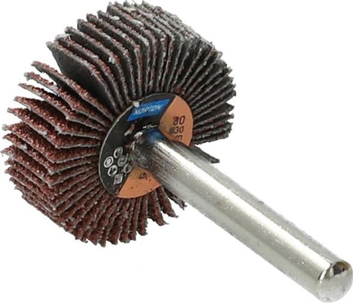 Norton Flap disc with shaft R207Plus 30x10x6 P60