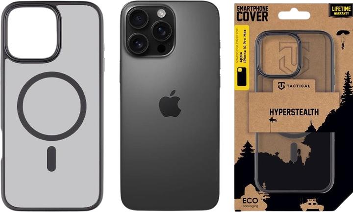 Actual product image Tactical MagForce Hyperstealth Cover for iPhone 16 Pro Max Asphalt (Apple iPhone 16 Pro Max)