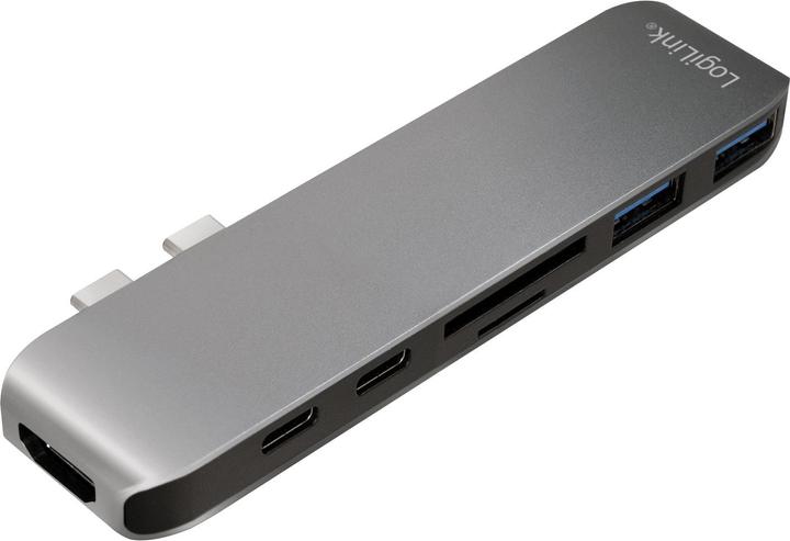 LogiLink USB 3.2 (Gen 1) Docking Station (USB-C, 7 Porti)