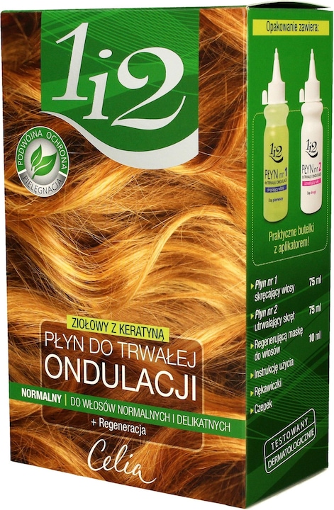 Celia Celiaset Herbal Permanent Wave Liquid With Keratin - 75ml Curling Liquid, 75ml Curl Fixing Liquid, 1 (75 ml)