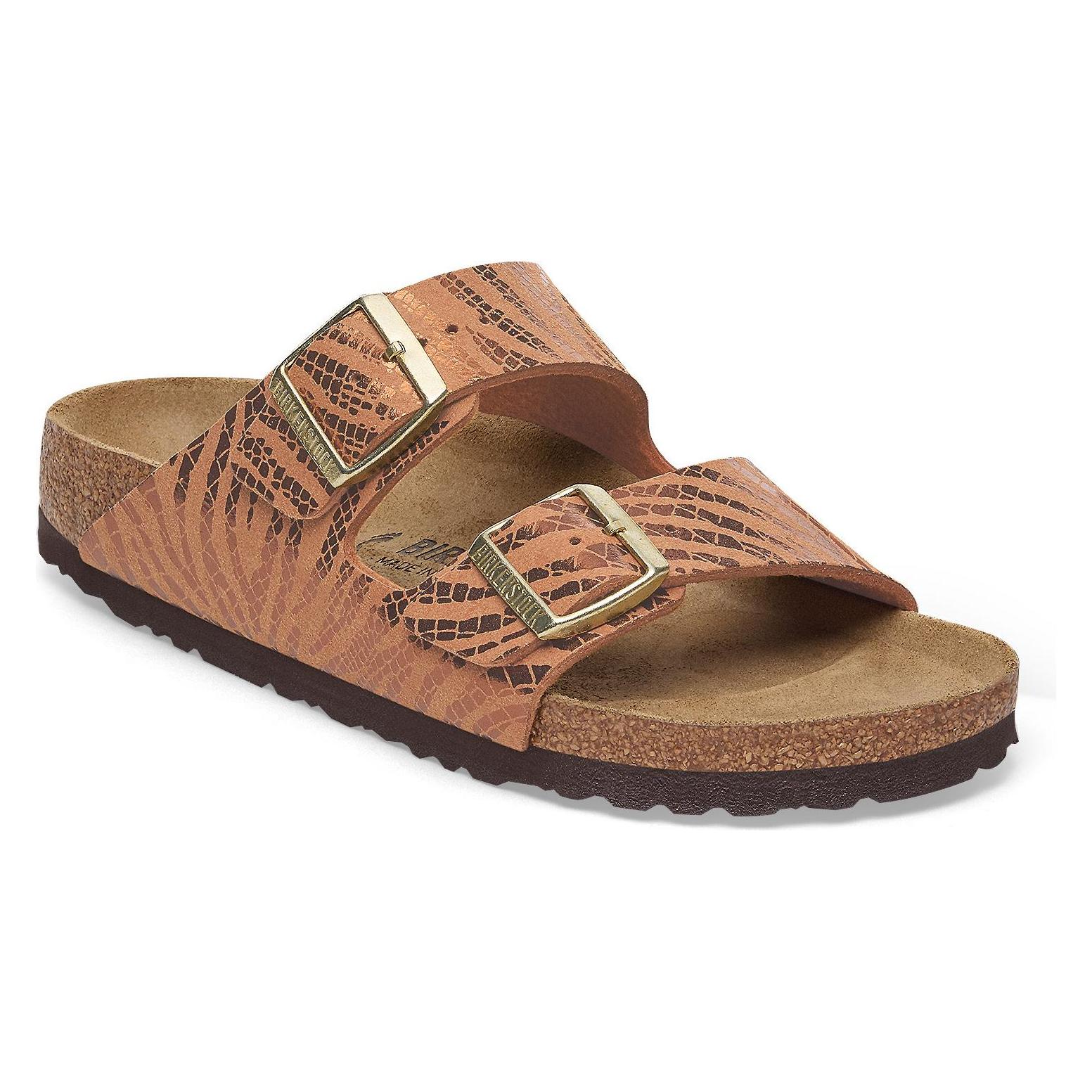 Birkenstock, Damen, Sandalen, Pantoletten Arizona, Braun, (36)