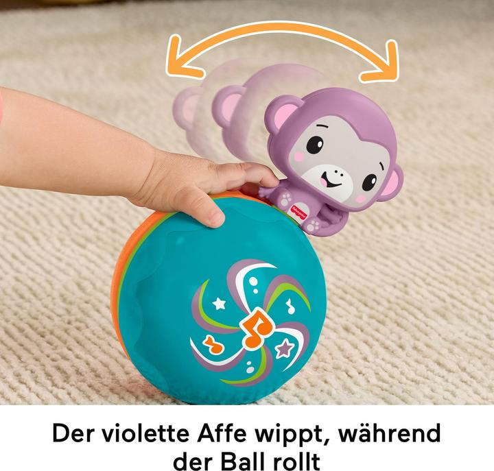 Image du produit Fisher-Price Crawl & Go Monkey (Allemand, Anglais, Danois, Espagnol, Finlandais, Français, Grec, Hongrois, Italien, Néerlandais, Norvégien, Polonais, Portugais, Russe, Slovaque, Suédois, Tchèque, Turc)