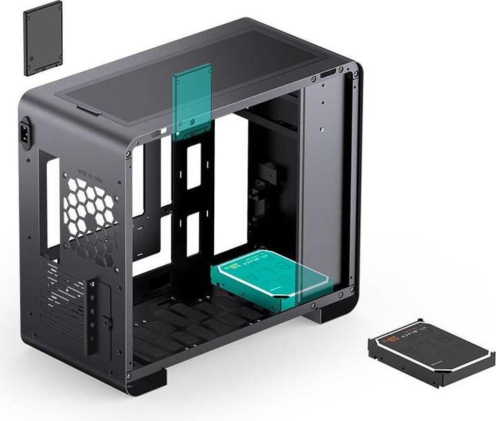 Productafbeelding Jonsbo U4 Mini Mesh Micro ATX-kast (mATX, Mini-ITX)