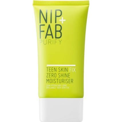Nip + Fab, Gesichtscreme, Teen Skin Fix Zero Shine Face Moisturizer mit Niacinamid und antioxidativem Wasabi-Extrakt (40...