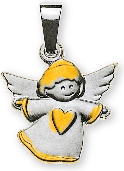 Image du produit Wassner Pendentif ange gardien or jaune bicolore 18K (Or 750)