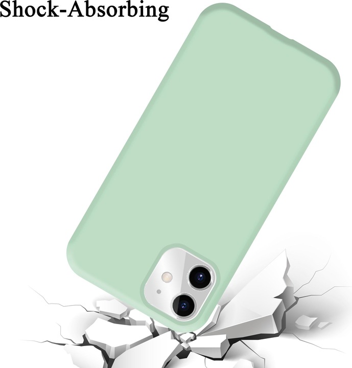 Actual product image Cadorabo TPU Liquid Silicone Case Cover (Apple iPhone 11)