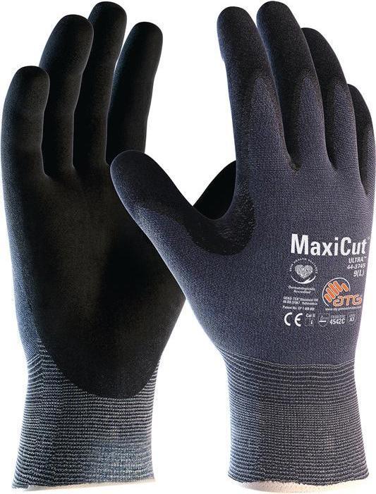 Produktbild ATG Schnittschutzhandschuhe MaxiCut Ultra 44-3745HCT Grösse 12 blau/schwarz EN 388 PSA-Kategorie II (12)