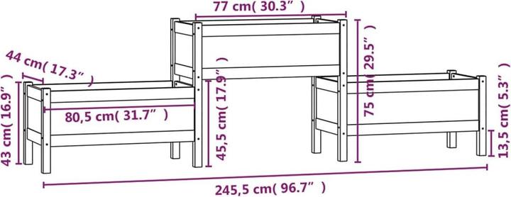 Produktbild vidaXL Pflanzgefäss